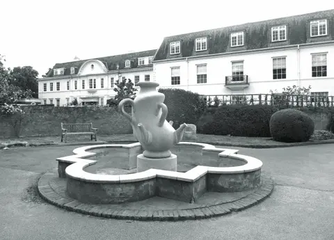 Photo of Cannizaro Park, a Grade II* registered house & garden in London, England.