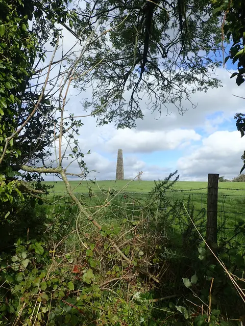Photo of Brightling Needle, a folly near Burwash in the High Weald, East Sussex, south east England.