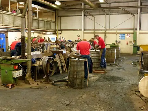 Photo of Speyside Cooperage, a visitor attraction near Craigellachie, Moray, the Scottish Highlands and Islands.