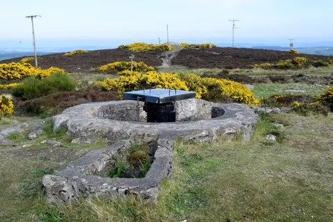 Photo: Brimmond Hill, a 266m hill in Aberdeen, north east Scotland.