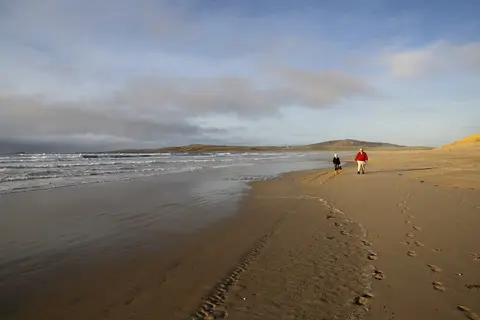 Photo of Machir Bay, a beach near Port Charlotte, Argyll and Bute, the Scottish Highlands and Islands.