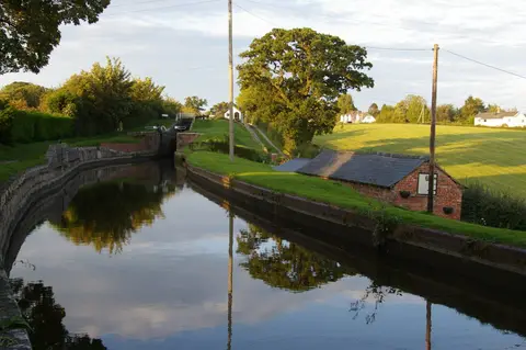 Photo of the Montgomery Canal, a canal running from Frankton Junction to Newtown, Wales and England.