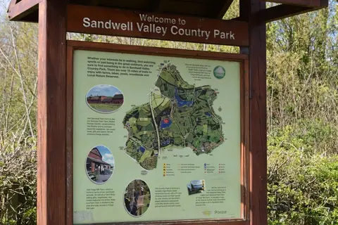 Photo of Sandwell Valley Country Park, a country park near Birmingham, the West Midlands, central England.