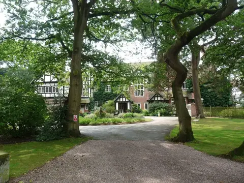 Photo of Abbeywood Gardens, a garden near Delamere, Cheshire, north west England.