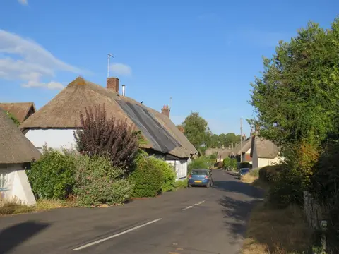 Photo of Briantspuddle, a village in Dorset, south west England.