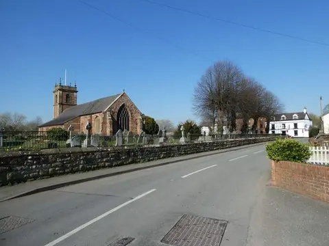 Photo of Bangor-on-Dee, a village in Wrexham, north Wales.