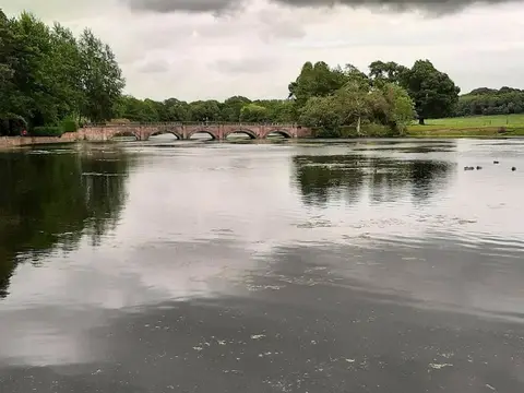 Photo of Capesthorne Hall Gardens, a garden near Siddington, Cheshire, north west England.