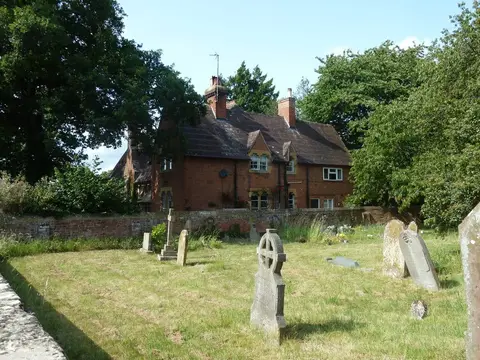 Photo of Fladbury, a village in Worcestershire, central England.