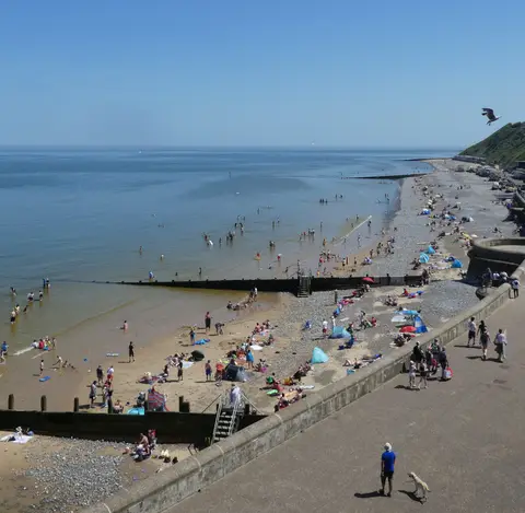 Photo of Cromer, a swimming spot near Overstrand, Norfolk, eastern England.