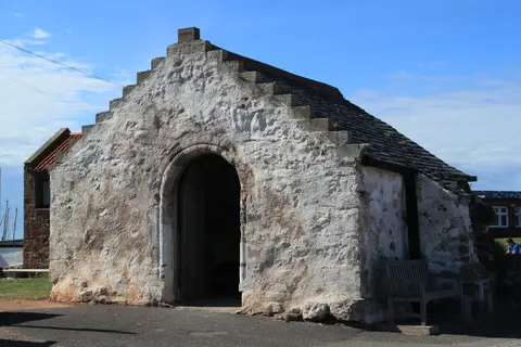 Photo of Old Saint Andrew's Kirk, North Berwick, a church in East Lothian, central Scotland.