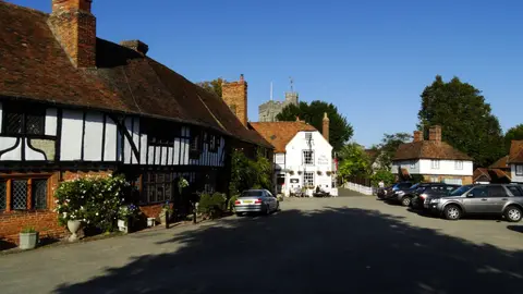 Photo of Chilham, a village in Kent, south east England.