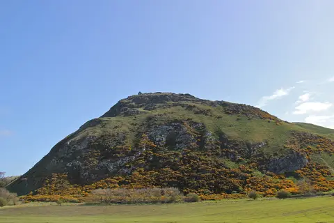 Photo: North Berwick Law, a 187m hill in East Lothian, central Scotland.