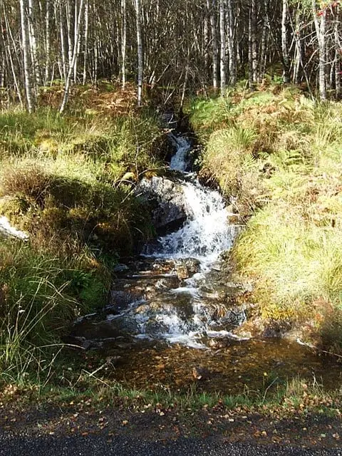 Photo of Dog Falls, a waterfall near Tomich in Glen Affric, Highland, the Scottish Highlands and Islands.