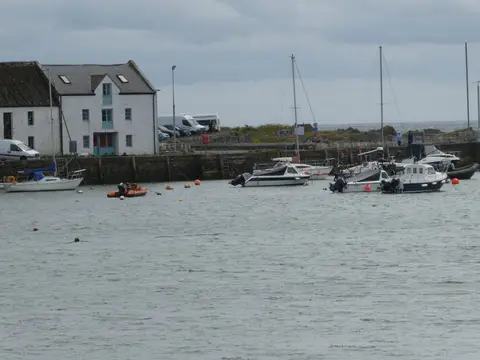 Photo of Isle of Whithorn, a village in Dumfries and Galloway, southern Scotland.
