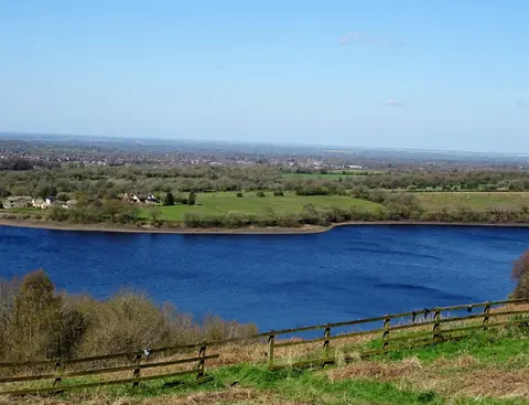 Photo of Anglezarke Reservoir, a reservoir near Rivington, Lancashire, north west England.