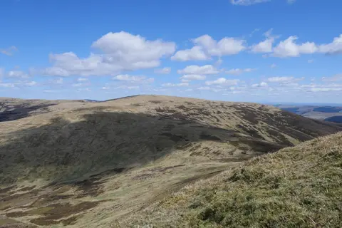 Photo: Cramalt Craig, an 830m hill near Stobo, the Scottish Borders, southern Scotland.