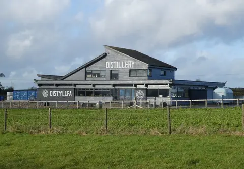 Photo of In the Welsh Wind Distillery, a distillery near Tan-y-groes, Ceredigion, mid Wales.