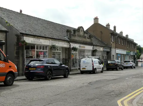 Photo of Bo'ness, a village in Falkirk, central Scotland.
