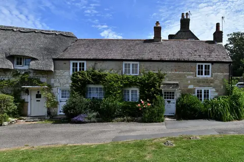 Photo of Calbourne, a village in the Isle of Wight, south east England.