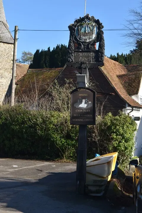 Photo of The Fordwich Arms, a gastropub in Kent, south east England.