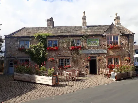 Photo of The Lower Buck, a pub near Waddington in the Forest of Bowland, Lancashire, north west England.