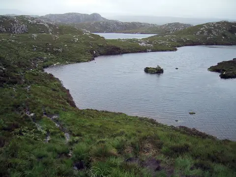 Photo: Fairy Lochs, a viewpoint near Badachro, Highland, the Scottish Highlands and Islands.