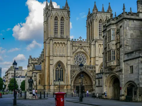 Photo of Bristol Cathedral, a cathedral in Bristol, south west England.