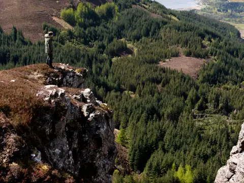 Photo: Auchtertyre Hill, a 453m hill near Balmacara, Highland, the Scottish Highlands and Islands.