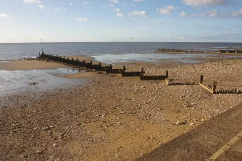 Photo of Hunstanton Main Beach, a swimming spot in Norfolk, eastern England.
