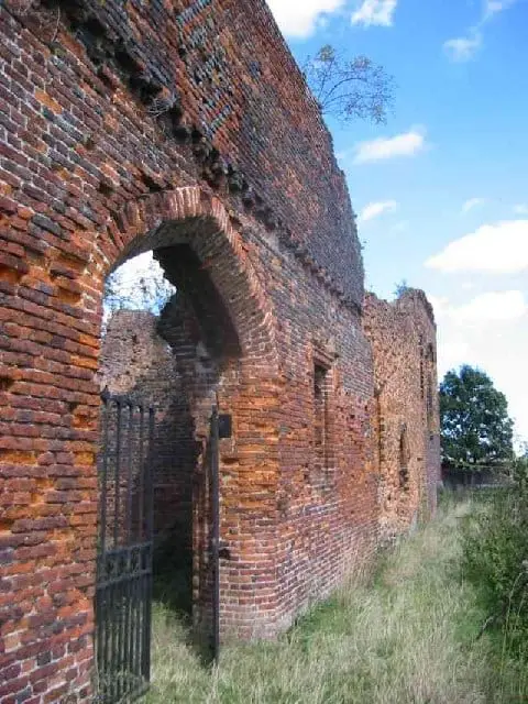 Photo of Someries Castle, a ruined castle near Luton, Bedfordshire, eastern England.