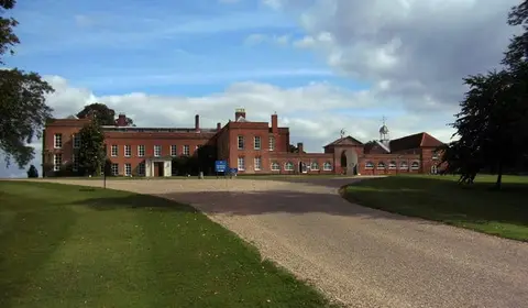 Photo of Braxted Park, a Grade II* registered house & garden near Coggeshall, Essex, eastern England.