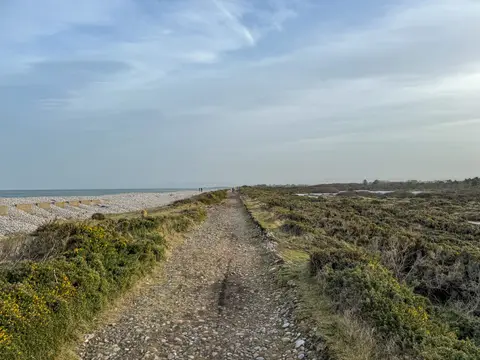 Photo along the Moray Coast Trail, a long-distance trail running from Forres to Cullen, the Scottish Highlands and Islands.