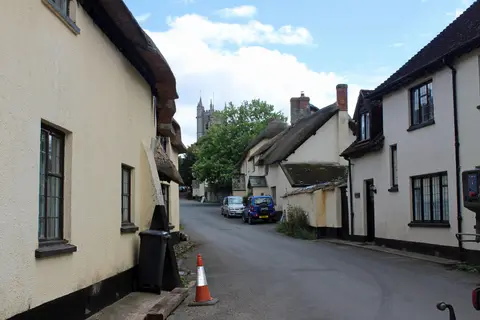 Photo of Broadhembury, a village in Devon, south west England.