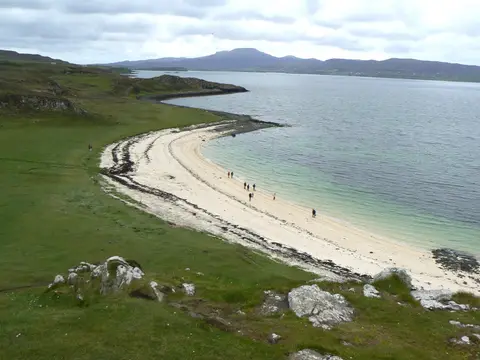 Photo of Coral Beach, Claigan, a beach near Stein, Highland, the Scottish Highlands and Islands.