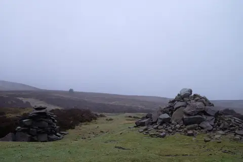 Photo along the Beacons Way, a 99-mile long-distance path running from Abergavenny to Llangadog, Wales.