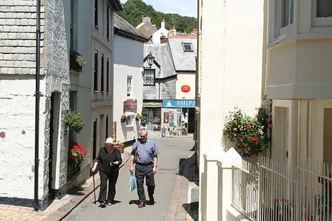 Photo of Cawsand and Kingsand, a village in Cornwall, south west England.