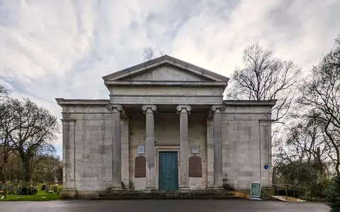 Photo of York Cemetery, a Grade II* registered house & garden in North Yorkshire, northern England.