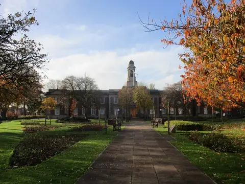 Photo of Bridlington, a village in East Riding of Yorkshire, northern England.