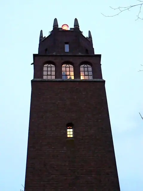 Photo of Faringdon Folly Tower, a folly near Buckland, Oxfordshire, south east England.