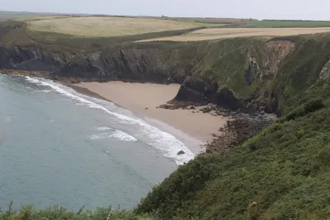 Photo of Musselwick Sands, a beach near Marloes, Pembrokeshire, south west Wales.