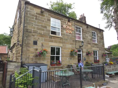 Photo of The Board Inn (Lealholm), a pub in the North York Moors, North Yorkshire, northern England.