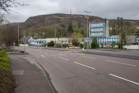 Photo of Fort William, a village in Highland, the Scottish Highlands and Islands.