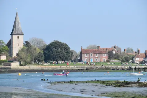 Photo of Bosham: Quay Meadow, a country estate in Chichester Harbour, West Sussex, south east England.