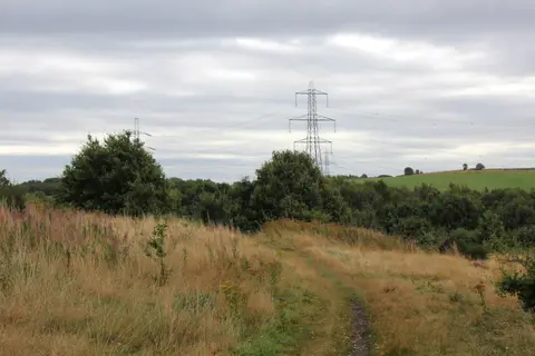 Photo along the Leeds Country Way, a 62-mile long-distance path in northern England.