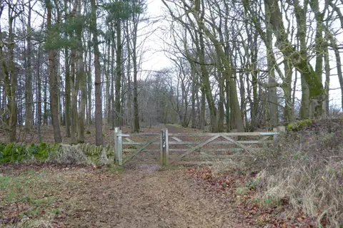 Photo along the Wychavon Way, a 40-mile long-distance path running from Droitwich Spa to Broadway, central England.