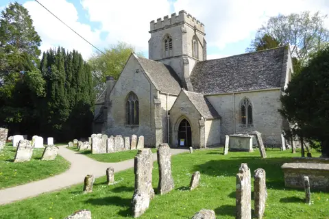 Photo of Minster Lovell, a village in the Cotswolds, Oxfordshire, south east England.