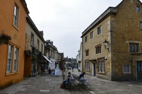 Photo of Corsham, a village in Wiltshire, south west England.