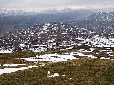 Photo: The Stob, a 754m hill near Balquhidder in Loch Lomond & The Trossachs, Stirling, central Scotland.