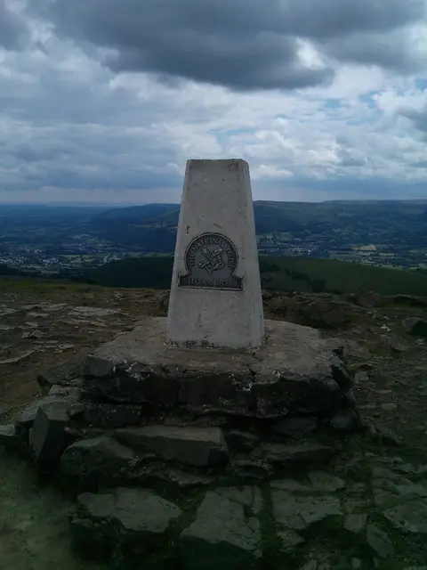Photo: Sugar Loaf, a 596m hill near Cwmyoy in Bannau Brycheiniog, Monmouthshire, south east Wales.