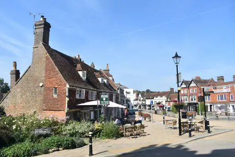 Photo of Battle, a village in the High Weald, East Sussex, south east England.